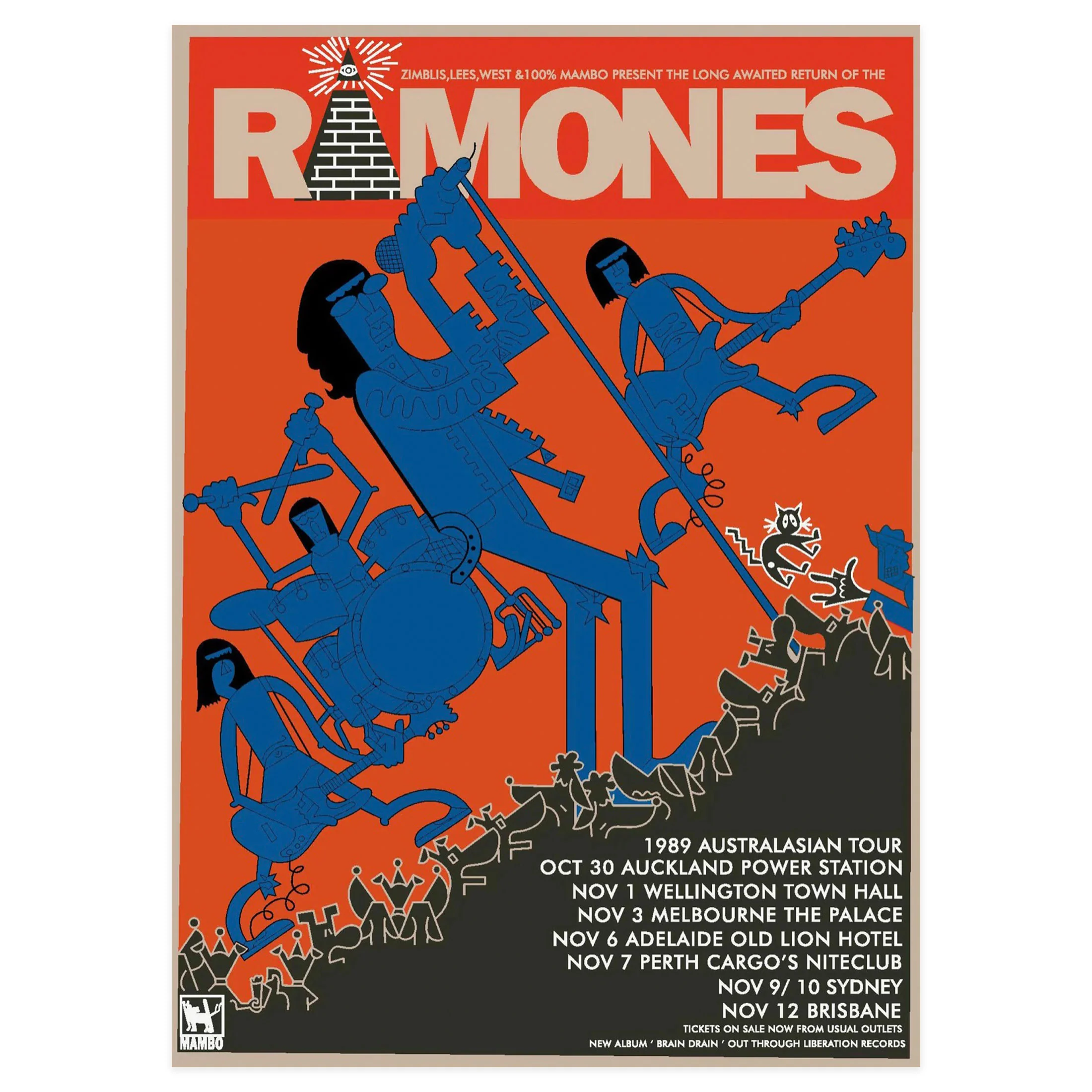 Ramones - 1989 Australia and NZ Tour